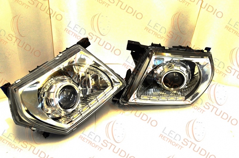 Проект биксеноновых фар Nissan Patrol GR Y61 ORBIT 99-05